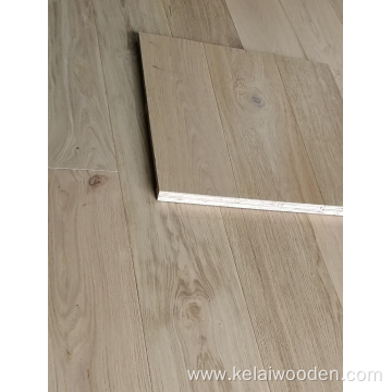 Grey color White Oak engineered wood floor